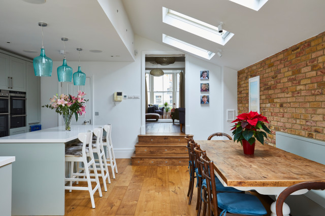 Open plan kitchen diner lounge - Kitchen - London - by Croft Structural ...