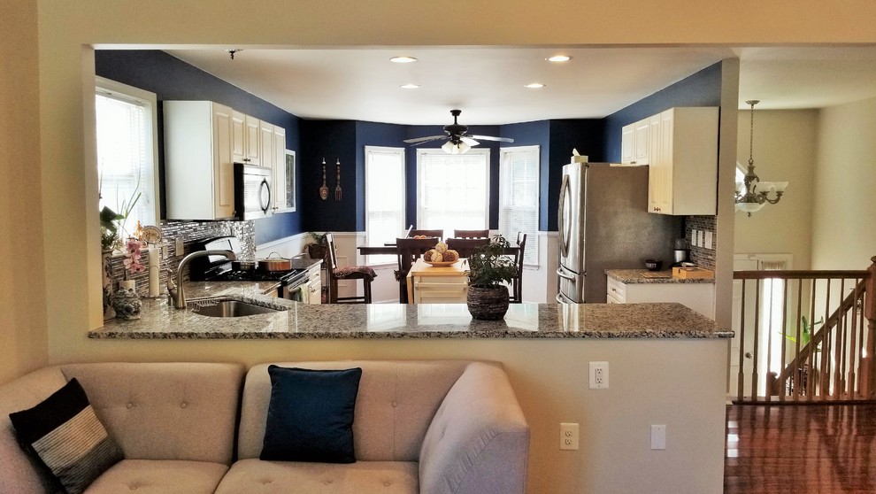 Open Up a SplitFoyer Floor Plan Transitional Kitchen DC Metro