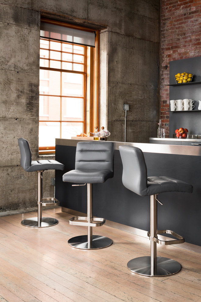 Oracle Bar Stool Moderno Cocina Vancouver de NowModern Houzz