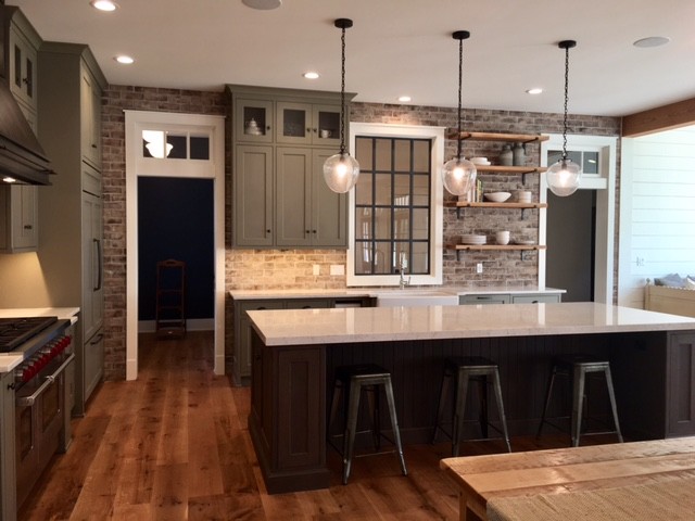 This is an example of a farmhouse kitchen in Philadelphia.