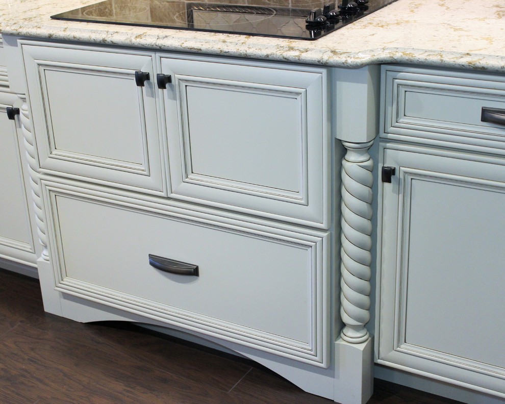 Orion, IL- Full Remodel With Large Island Added - Traditional - Kitchen