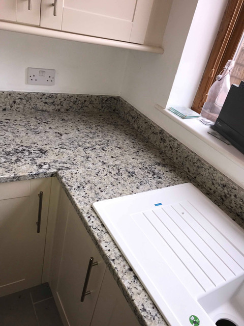 Ornamental Gold Worktops Contemporary Kitchen West Midlands By Marble And Granite Designs Ltd Houzz