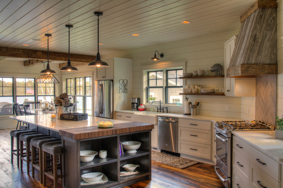 Ossawinnamakee Lake 2 - Farmhouse - Kitchen - Minneapolis - by Lands ...