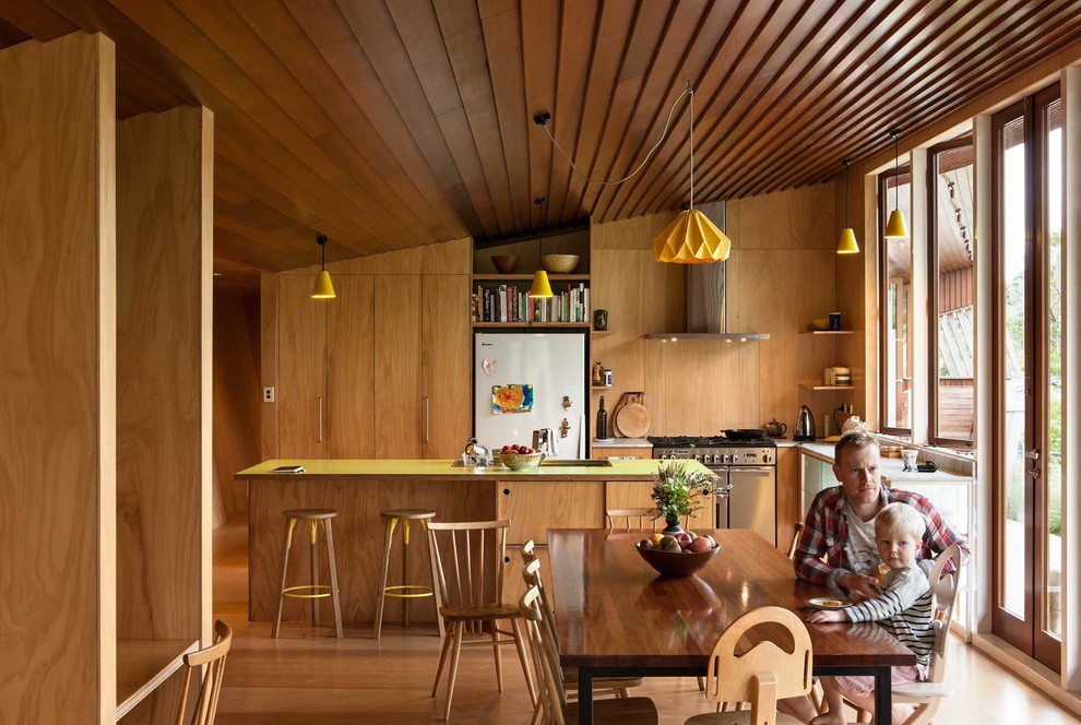 Moderne Küche in Auckland
