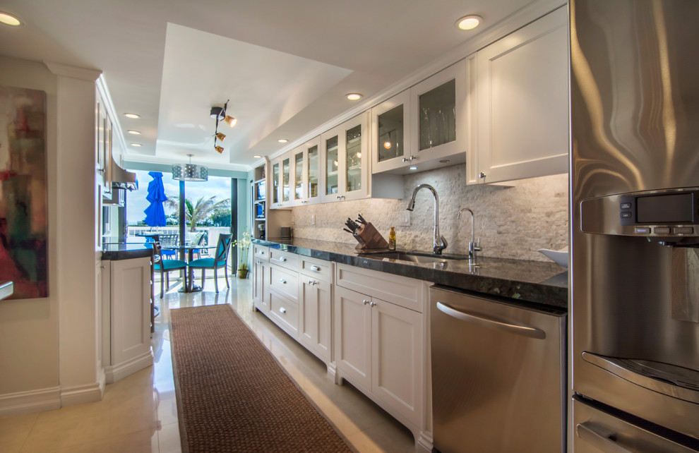 Our Beachfront Home - Transitional - Kitchen - Miami - by ...