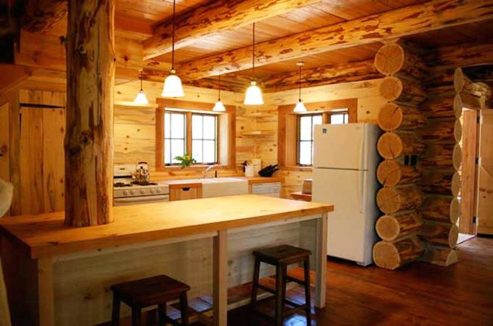 Foto di una cucina stile rurale