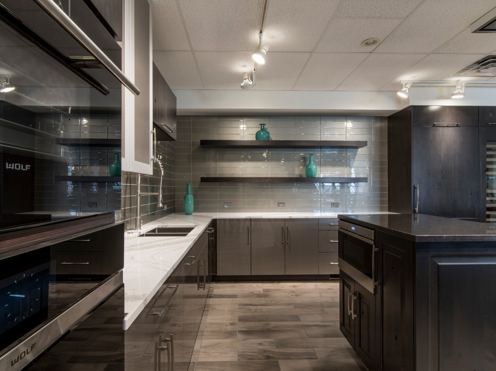 Our Showroom Contemporary Kitchen Grand Rapids by Standale Home