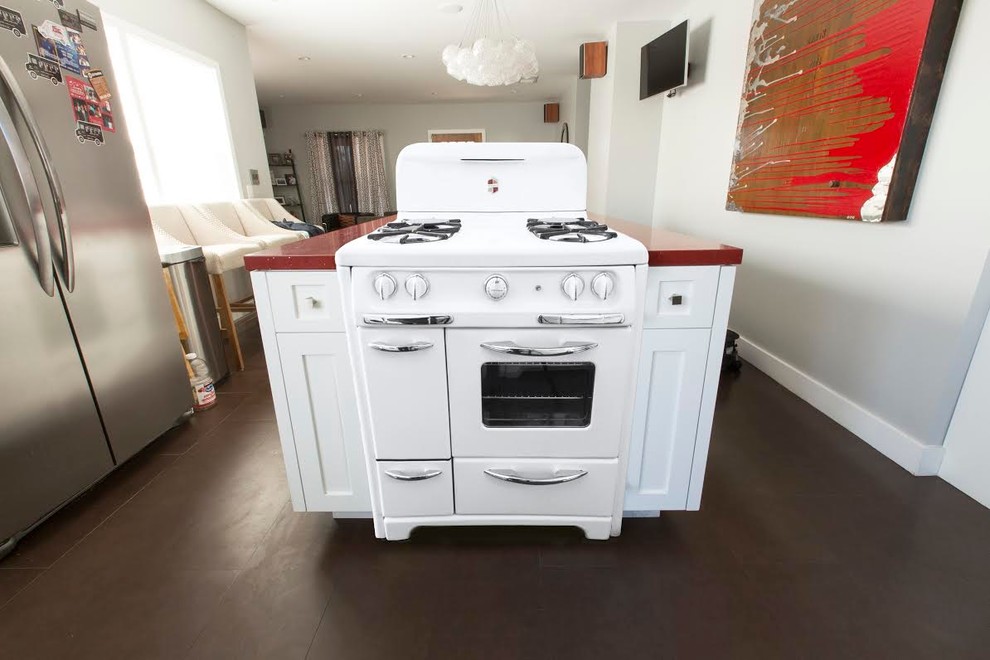 Our Stoves Midcentury Kitchen Los Angeles by Antique Stove