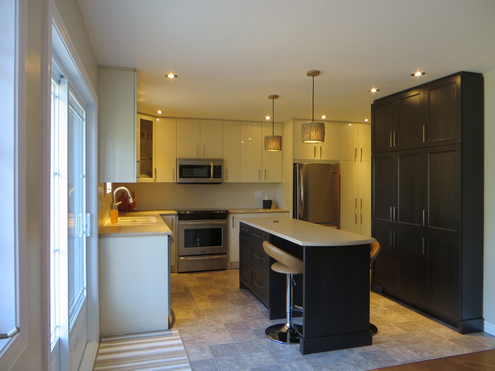 Our Work Contemporary Kitchen Ottawa by Boiseries Boileau inc