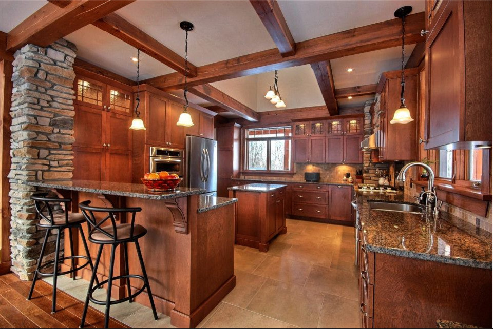 Our Work Craftsman Kitchen Ottawa by Boiseries Boileau inc. Houzz