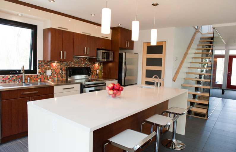 Our Work Modern Kitchen Montreal by Cuisines Kitchens Houzz