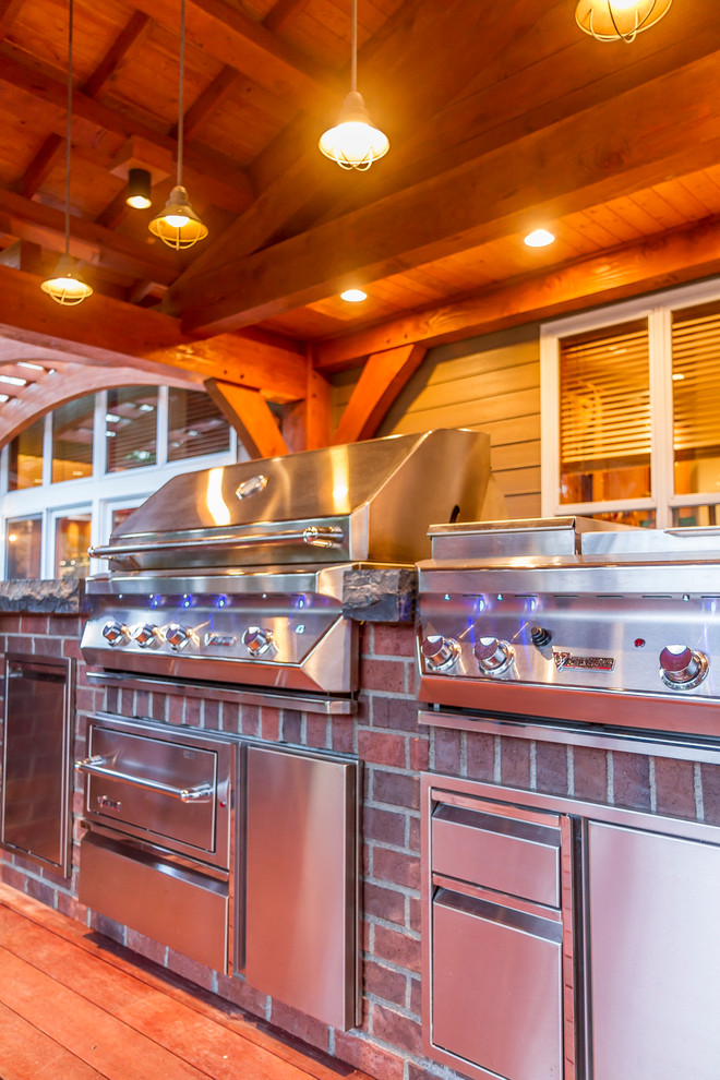 Outdoor Kitchen & Entertainment Patio Craftsman Kitchen Portland