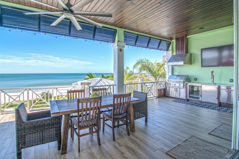 Outdoor Kitchen - Beach Style - Kitchen - Miami - by Point South Group ...