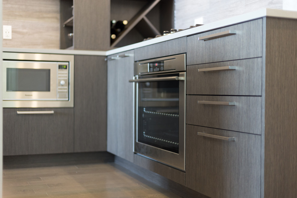 Oven Below Cooktop Contemporary Kitchen Vancouver by Designs by