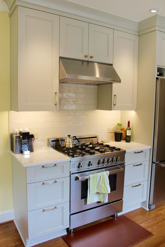 Oyster grey cabinets/Clintonville - Eclectic - Kitchen - Columbus - by