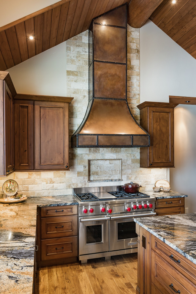 Pagosa Peak Lodge - Rustic - Kitchen - Albuquerque - by Asher Custom