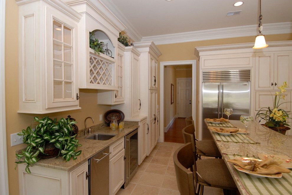 Paint With Glaze Traditional Kitchen Atlanta By Dewan Cabinetry
