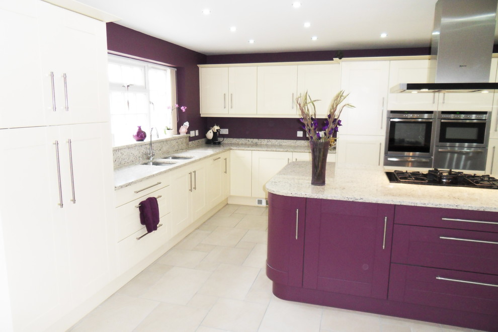 Example of a kitchen design in Cheshire