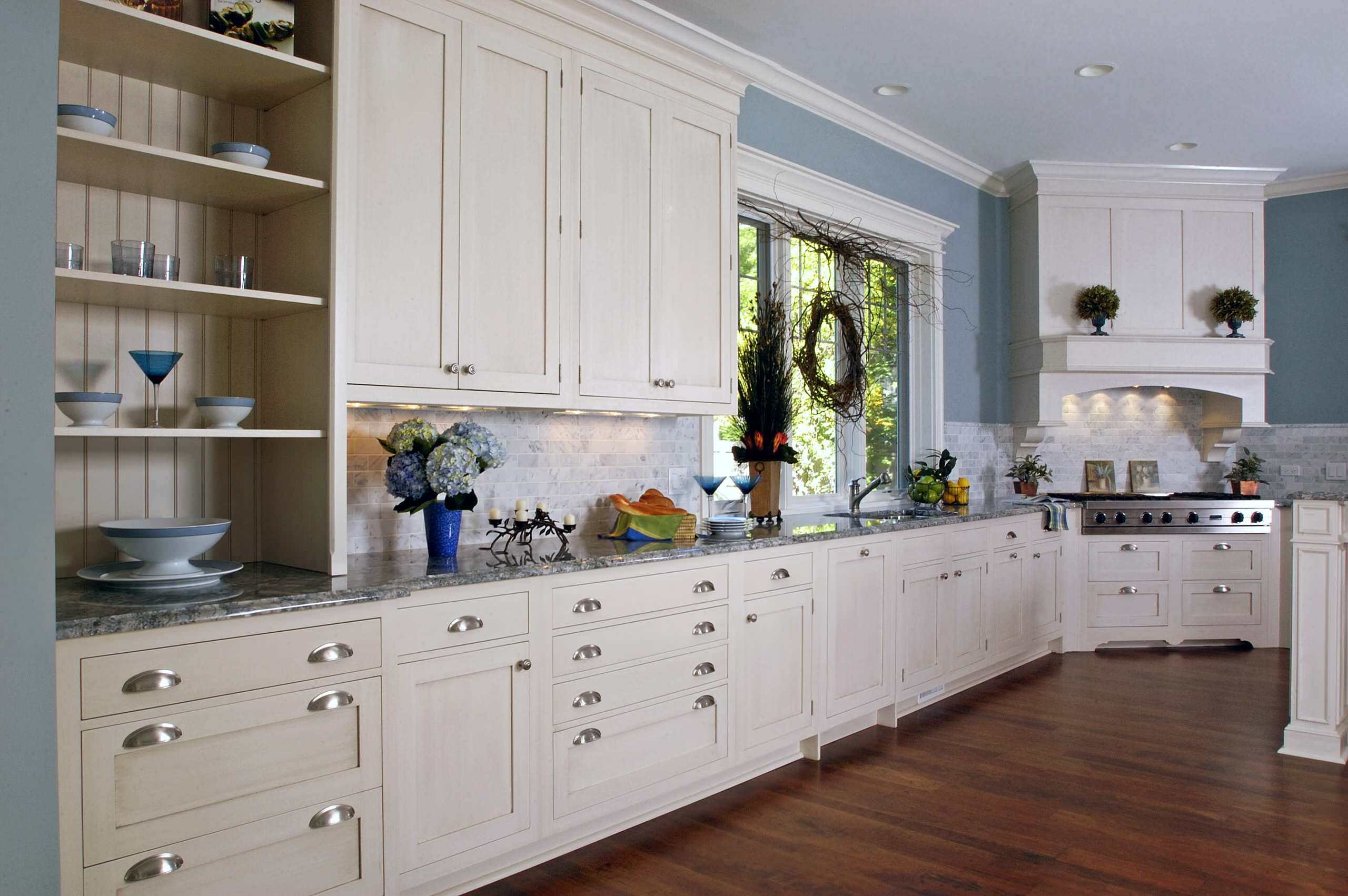 Blue And White Kitchen Houzz