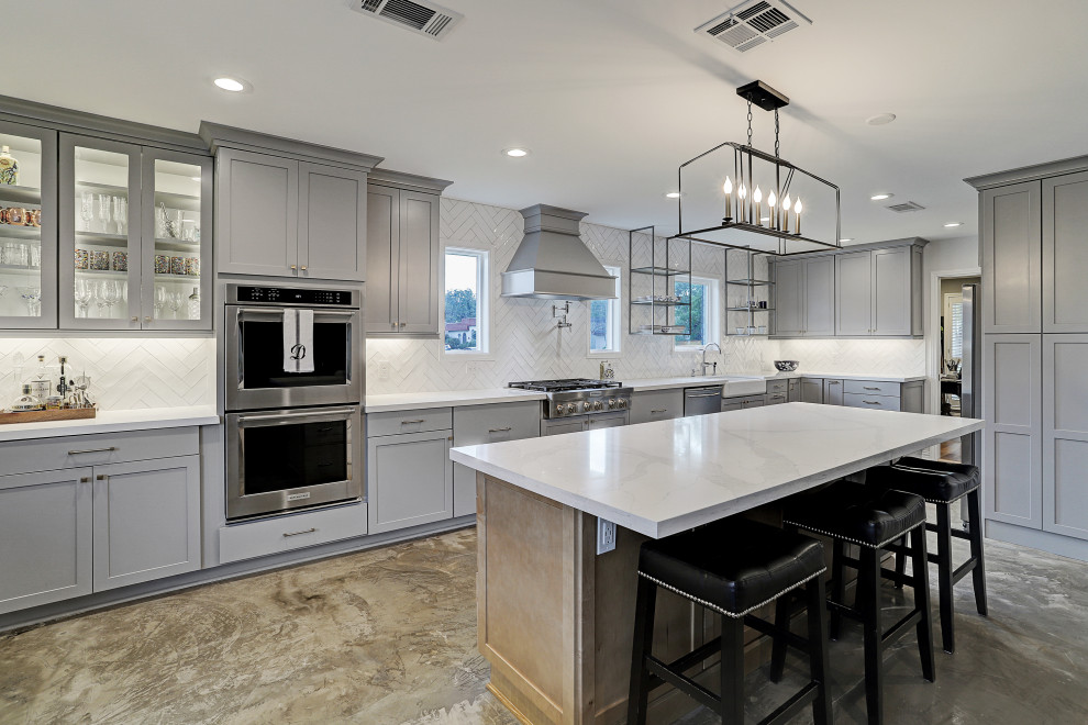 Paisley Project - Transitional - Kitchen - Houston - by Ashwood Designs ...