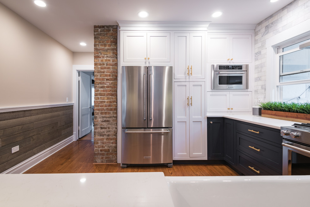 Palatine Restored Kitchen Contemporary Kitchen Chicago by GS