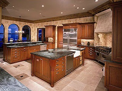 Elegant kitchen photo in Tampa