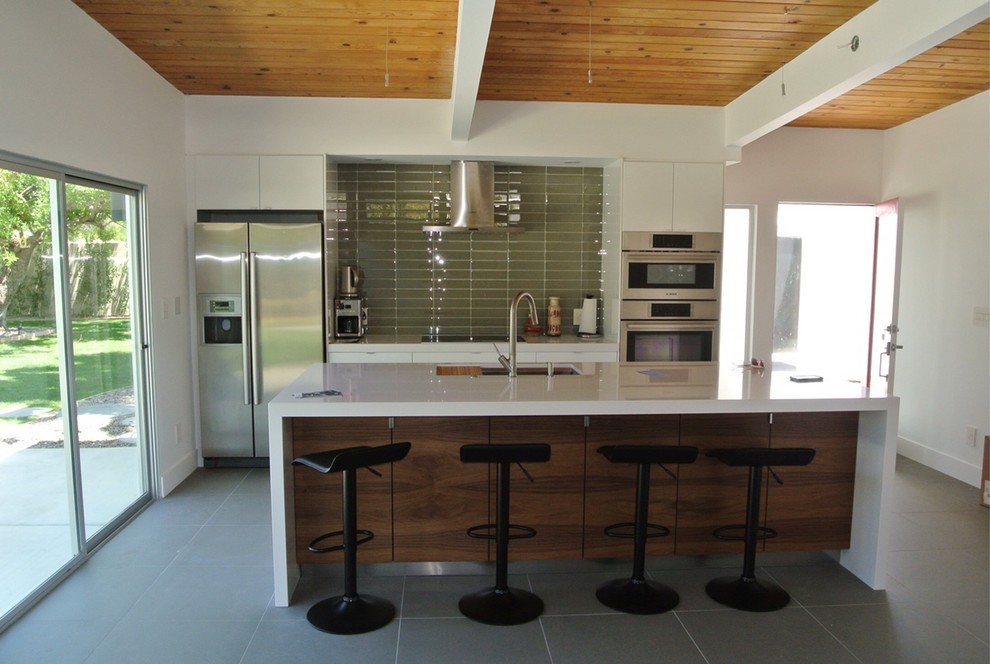 Palm Springs Modern with Ikea Kitchen - Contemporary - Kitchen - Other