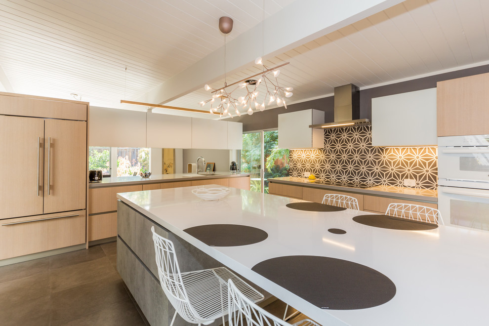 Palo Alto Eichler Kitchen Remodel Modern Kitchen San Francisco By European Cabinets Design Studios