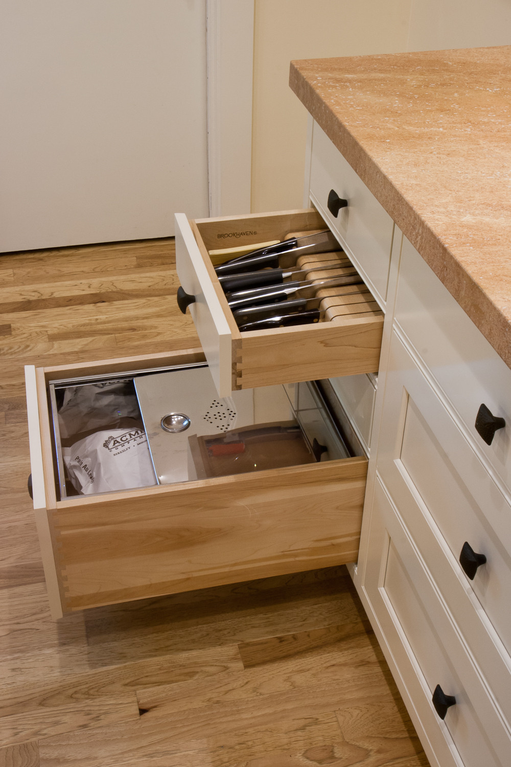Built In Bread Box Houzz