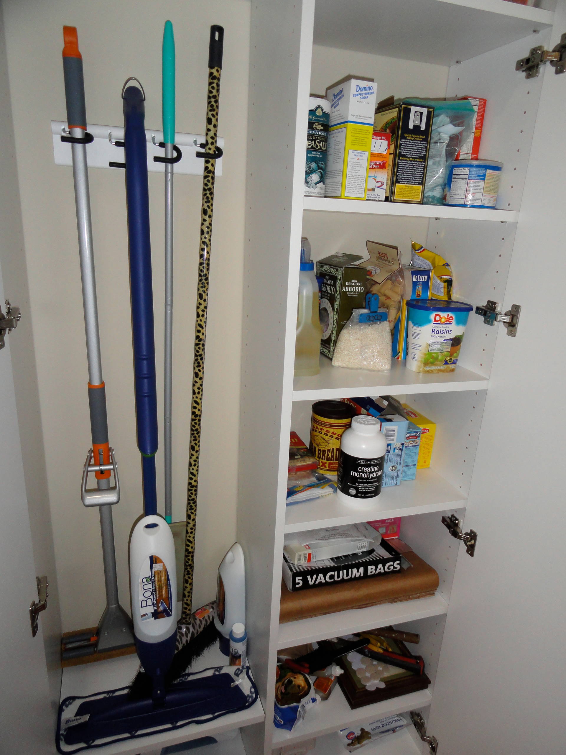 Pantry and cheap broom closet