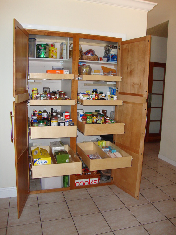 Pantry Pull Out Shelves Kitchen Miami by ShelfGenie of Miami Houzz