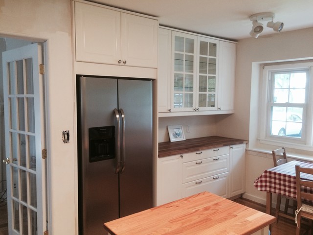 Parsippany, NJ IKEA Kitchen Install - Bodbyn door and drawer fronts. -  Classico - Cucina - New York - di All Assembled, LLC | Houzz