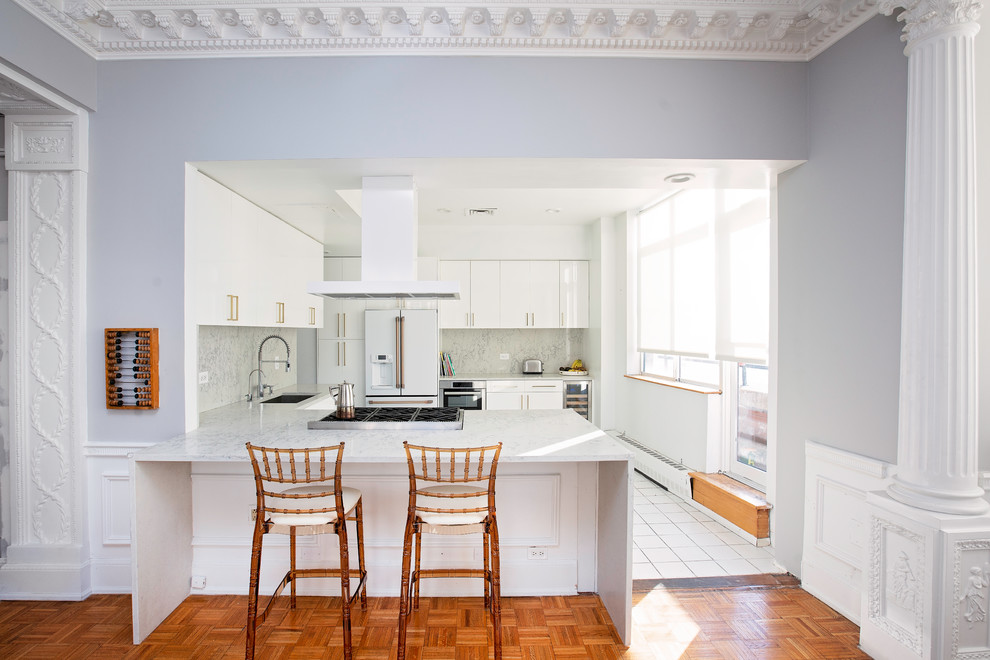 Partial Kitchen Renovation Contemporary Kitchen New York by