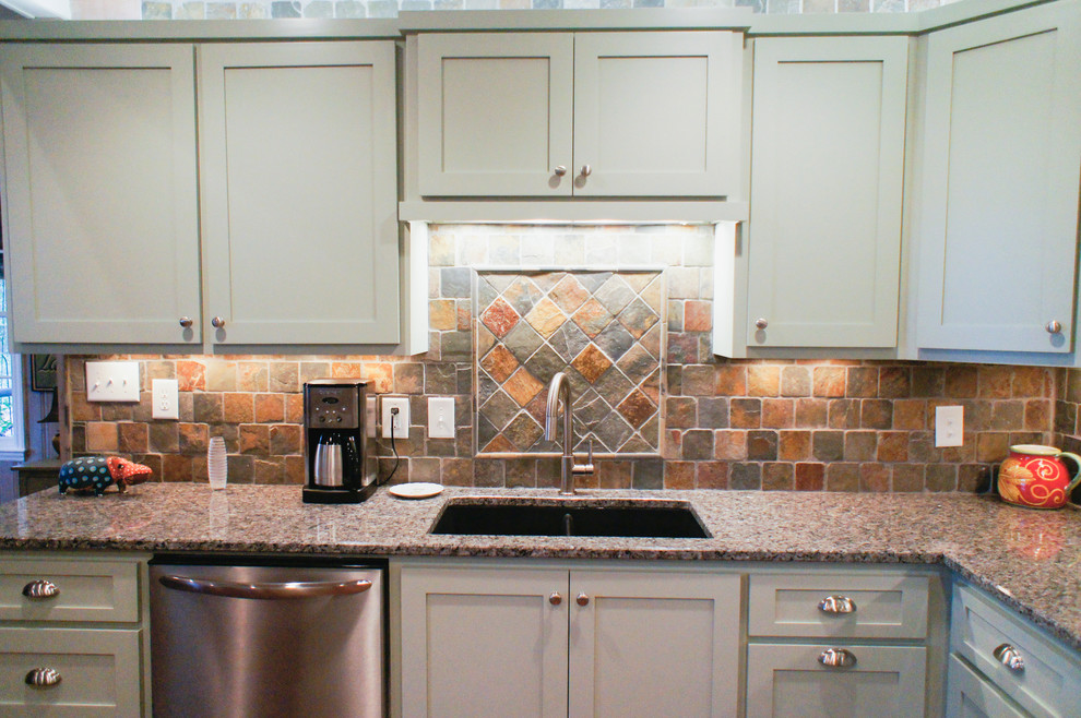 Partial Overlay Craftsman Kitchen Atlanta by Thomas