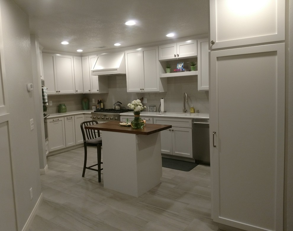 Kitchen Cabinets Pasadena : Taj Mahal Quartzite Counters ...