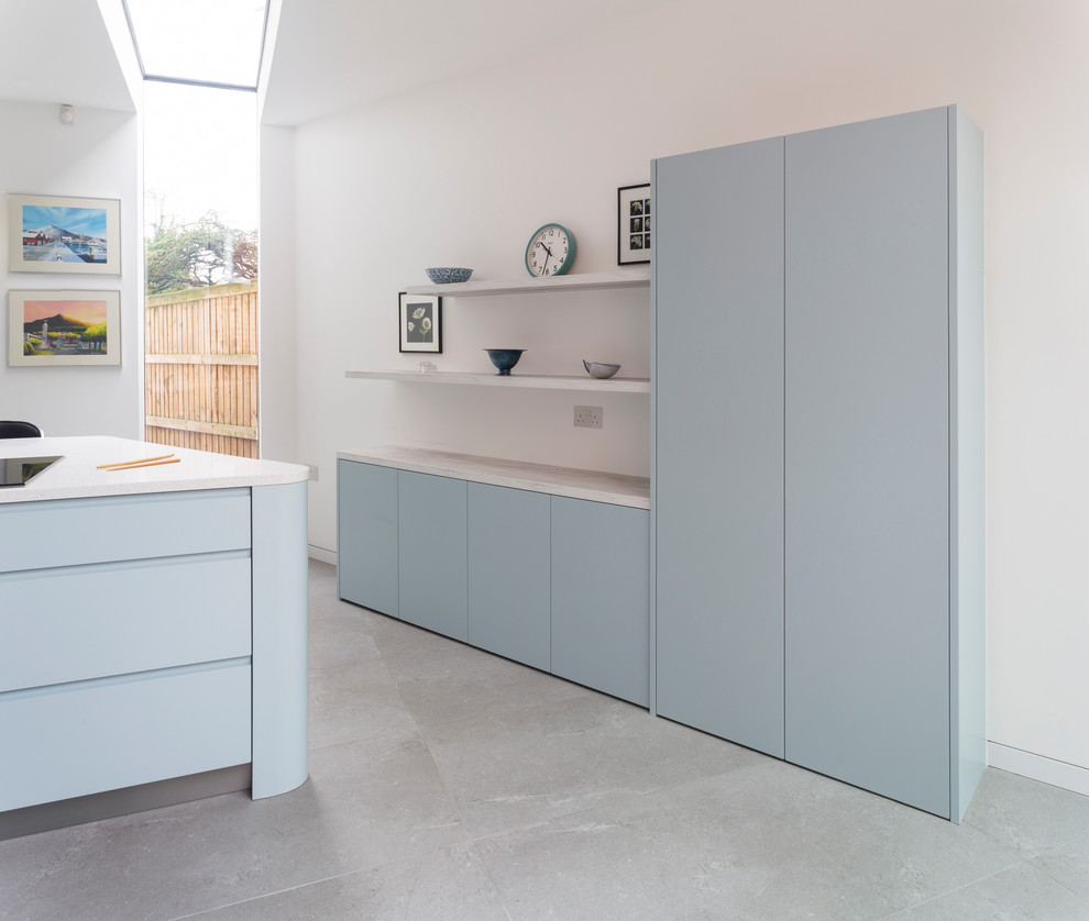 Pastel Blue Kitchen Contemporary Kitchen London by Point 5