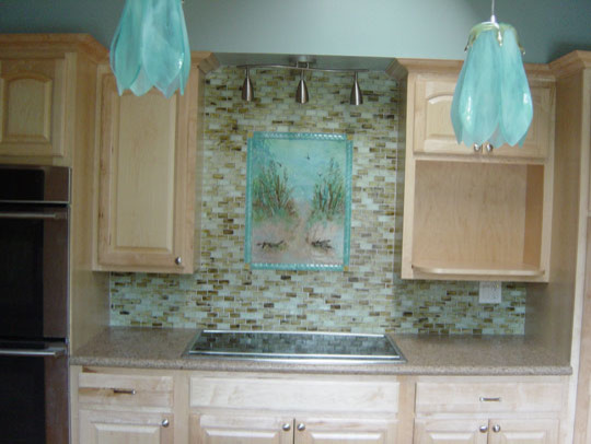 Inspiration for a coastal kitchen remodel in Charlotte