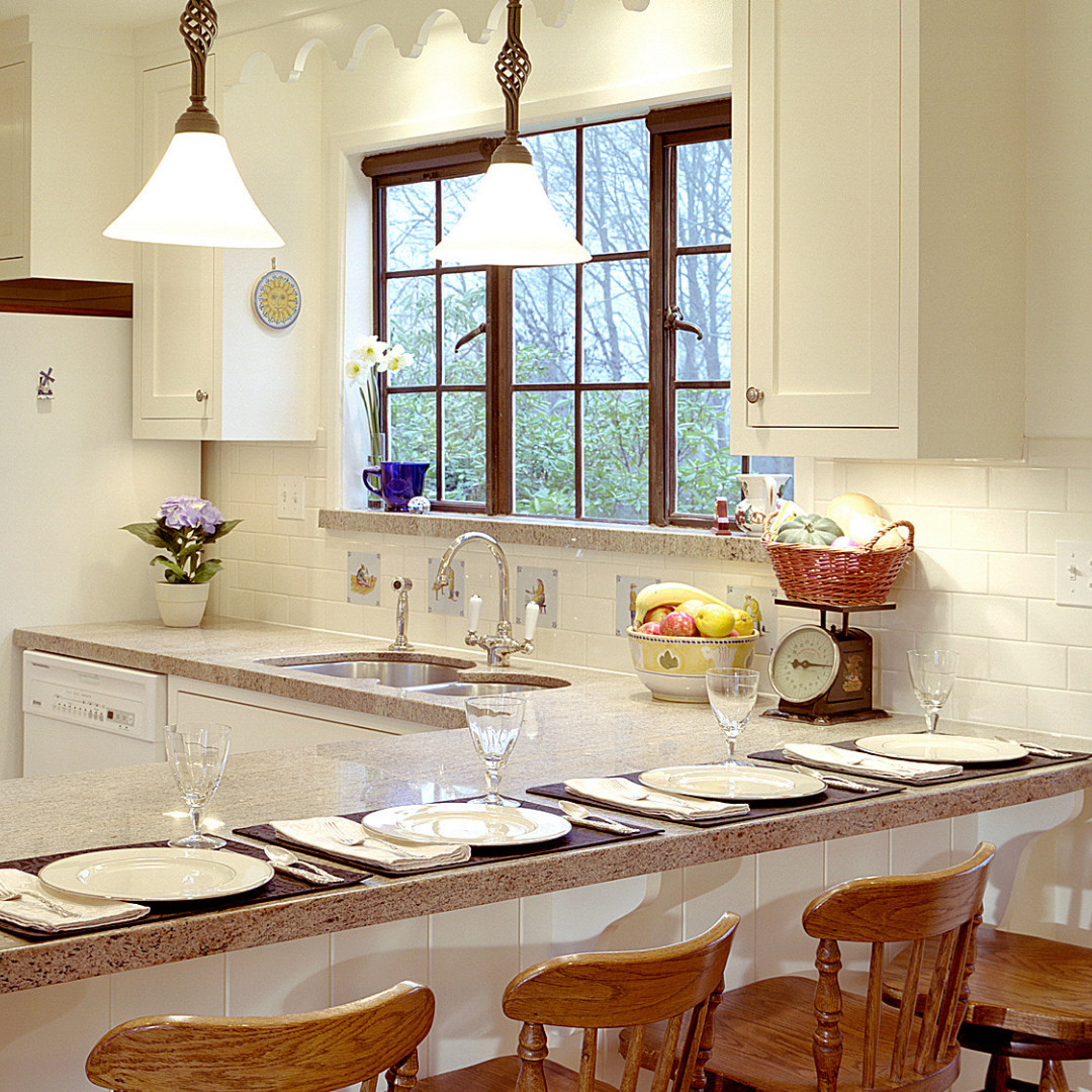 Granite Window Sill In Kitchen