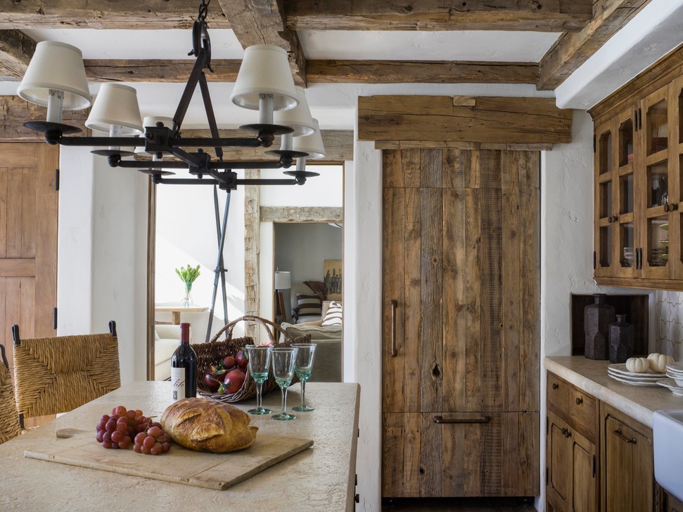 Kitchen - rustic kitchen idea in San Francisco
