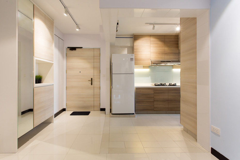 Example of a danish kitchen design in Singapore