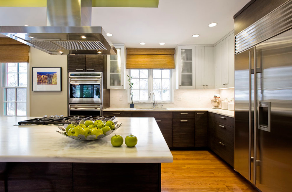 This is an example of a modern kitchen in Other.