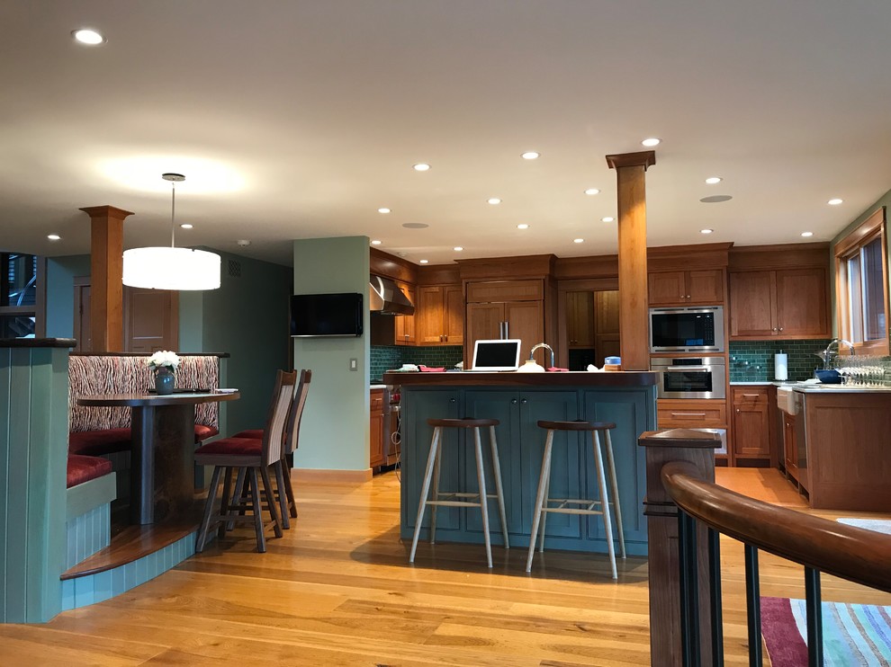 Pittsfield Residence Craftsman Kitchen Burlington by Koncerted