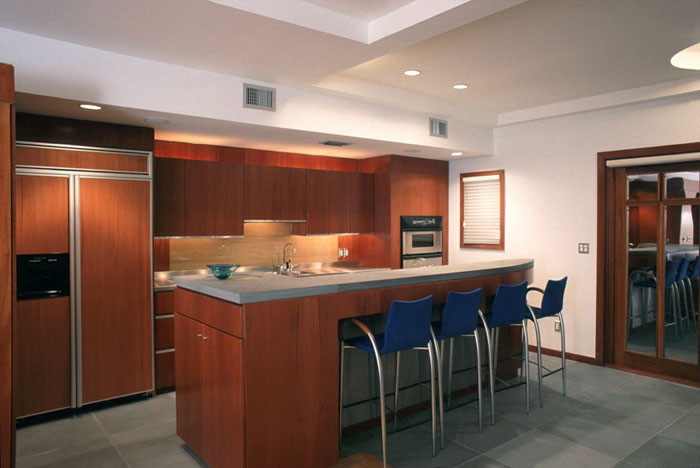 Kitchen - modern kitchen idea in New York