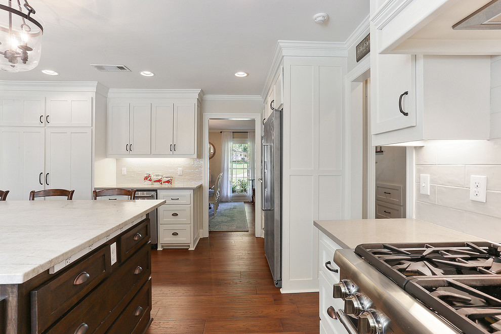 Pollard Estates Home Retrofitted for Budding Family Transitional Kitchen New Orleans by