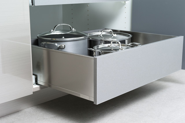 Deep Drawer Organizer for Stainless Steel Drawers With Pots and Pans - Dura  Supreme Cabinetry