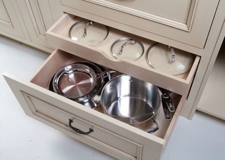 Deep Drawer Organizer for Stainless Steel Drawers With Pots and Pans - Dura  Supreme Cabinetry