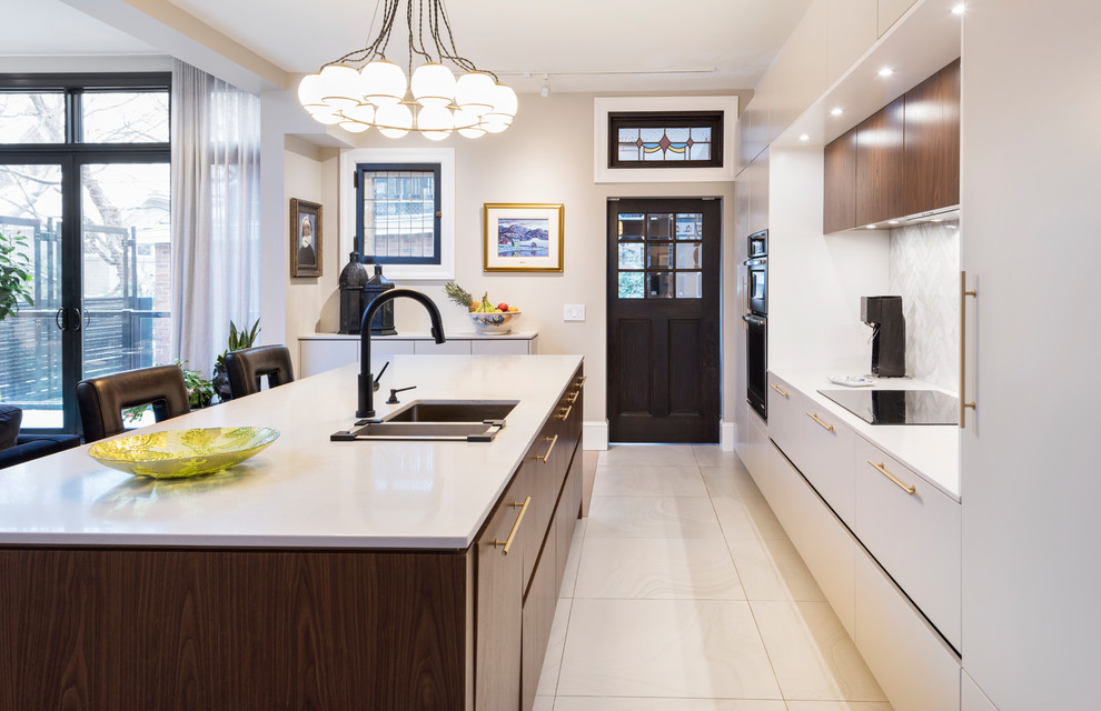 Powell Contemporary Kitchen Ottawa by Ardington and Associates