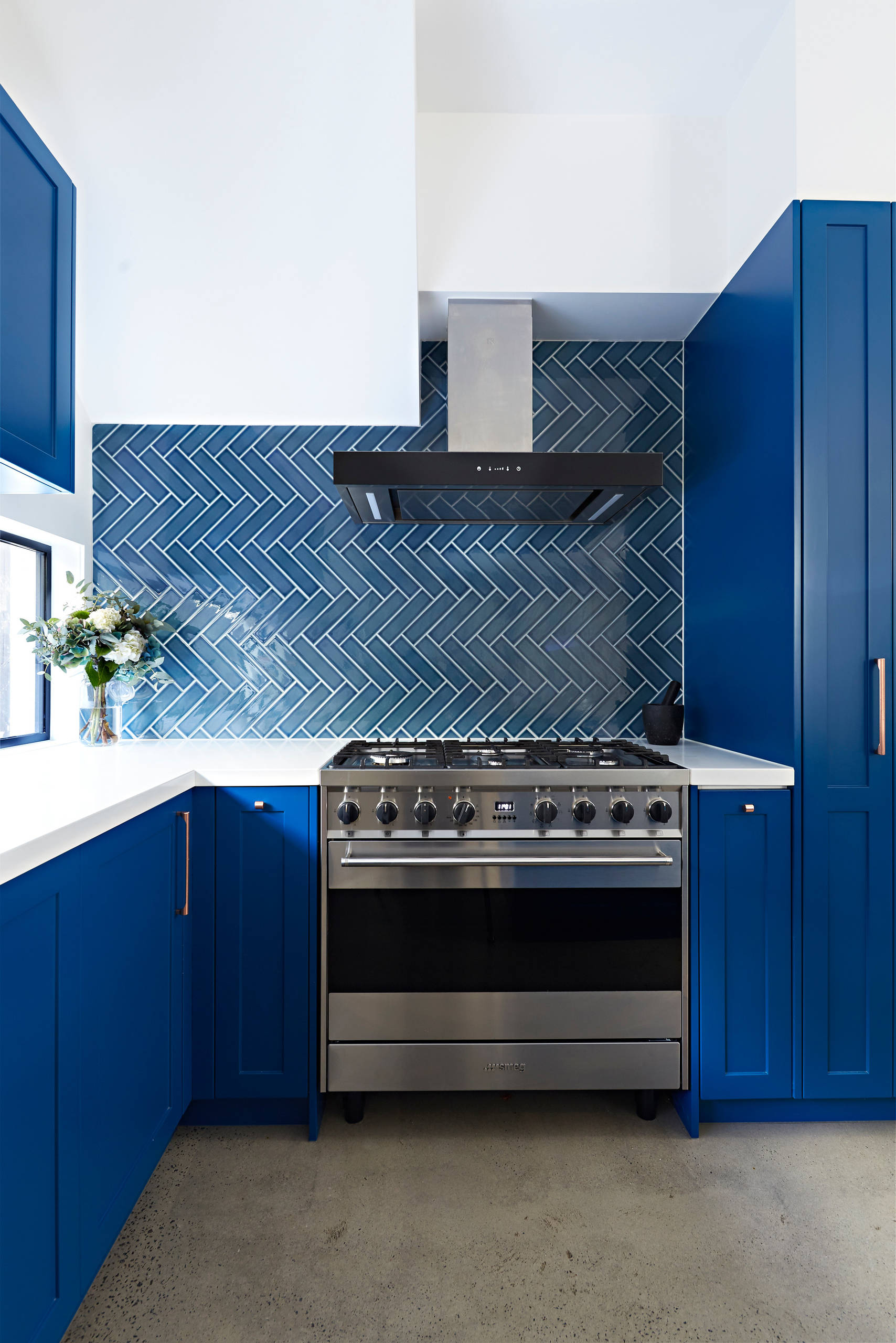 29+ Backsplash for Blue and White Kitchens ( BEACHY ) - Tiles