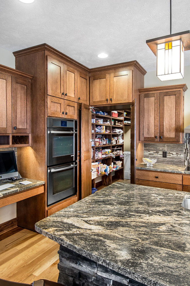 Prairie Style Acreage Home Craftsman Kitchen Omaha by