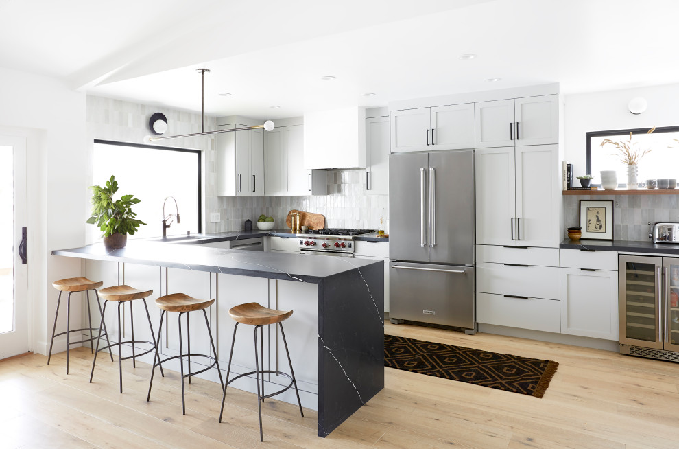 Presrv™ French Door Dual Zone Wine & Beverage Cooler Transitional